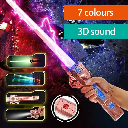 Spin Light Saber Laser Sword | available at BlissfulBasic.com