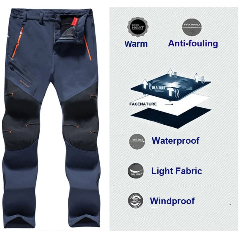 Softshell Fleece Outdoor Pants Trekking - BlissfulBasic