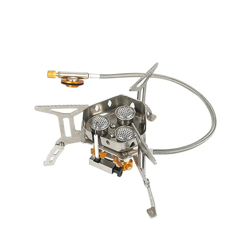 Portable Camp Stove W/Triple Propane Burner - BlissfulBasic