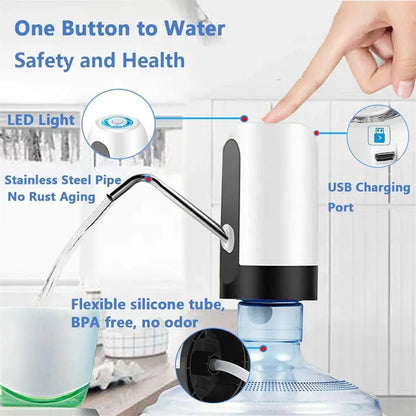 Electric Portable Water Dispenser Pump - BlissfulBasic