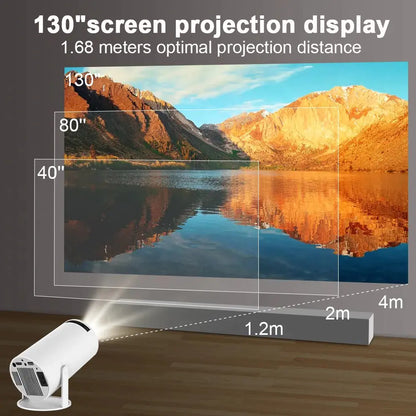 Home Cinema Outdoor Portable Projector - BlissfulBasic