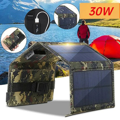 Foldable Solar Panel Charger - BlissfulBasic