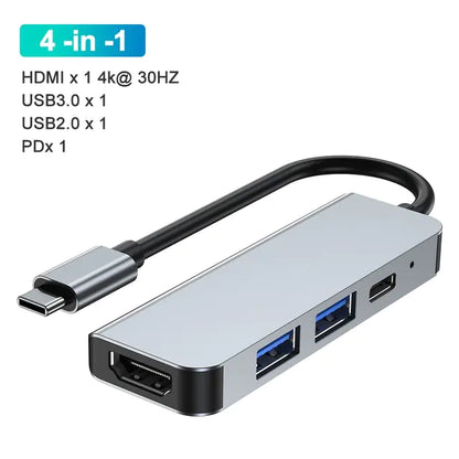 USB-C Multi-Hub Docking Station - BlissfulBasic