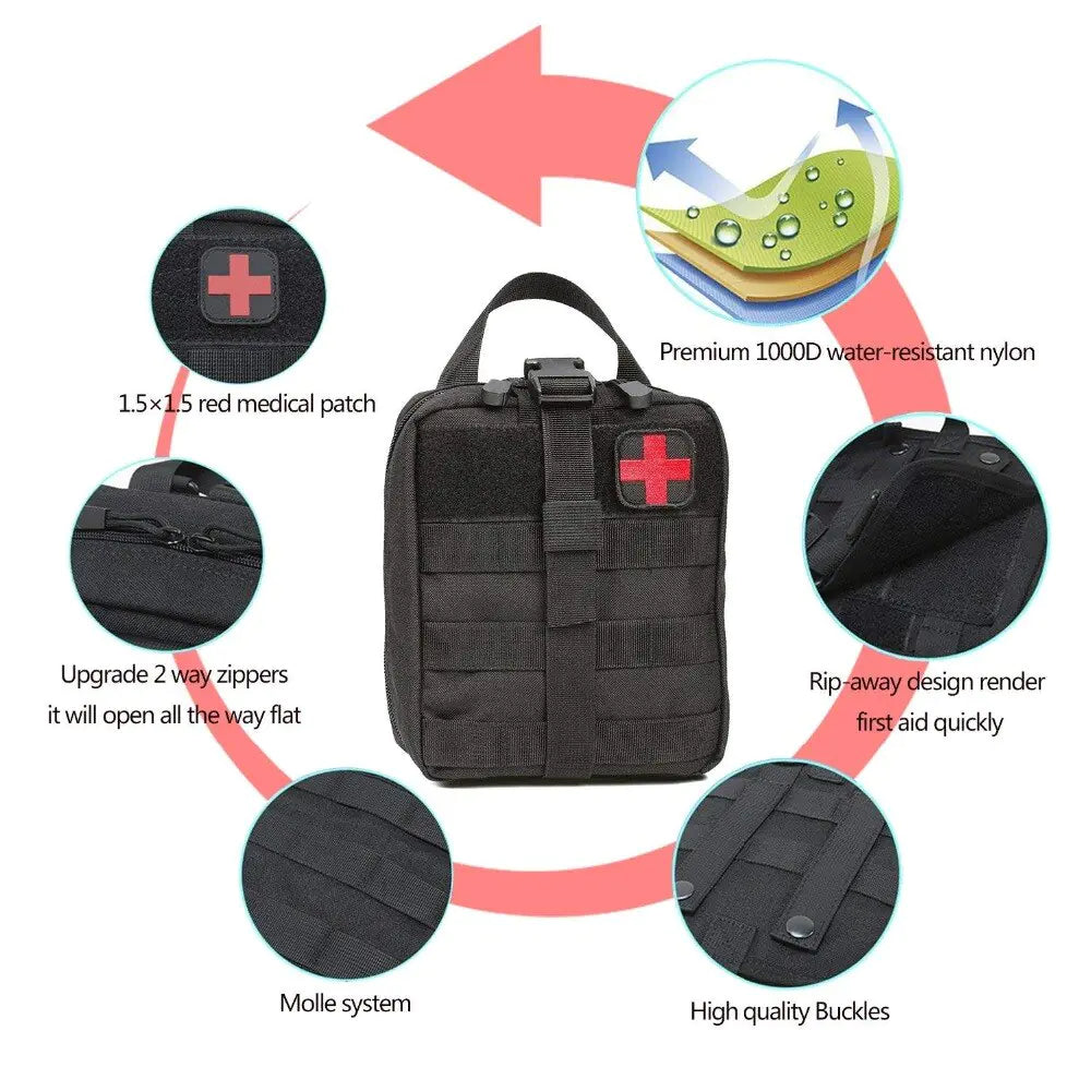 Outdoor Tactical Medical Bag - BlissfulBasic