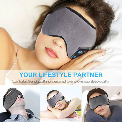 Sleep Mask with built in Bluetooth Headphones - BlissfulBasic