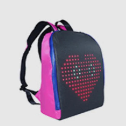 Dynamic LED Display Waterproof  Backpack | available at BlissfulBasic.com