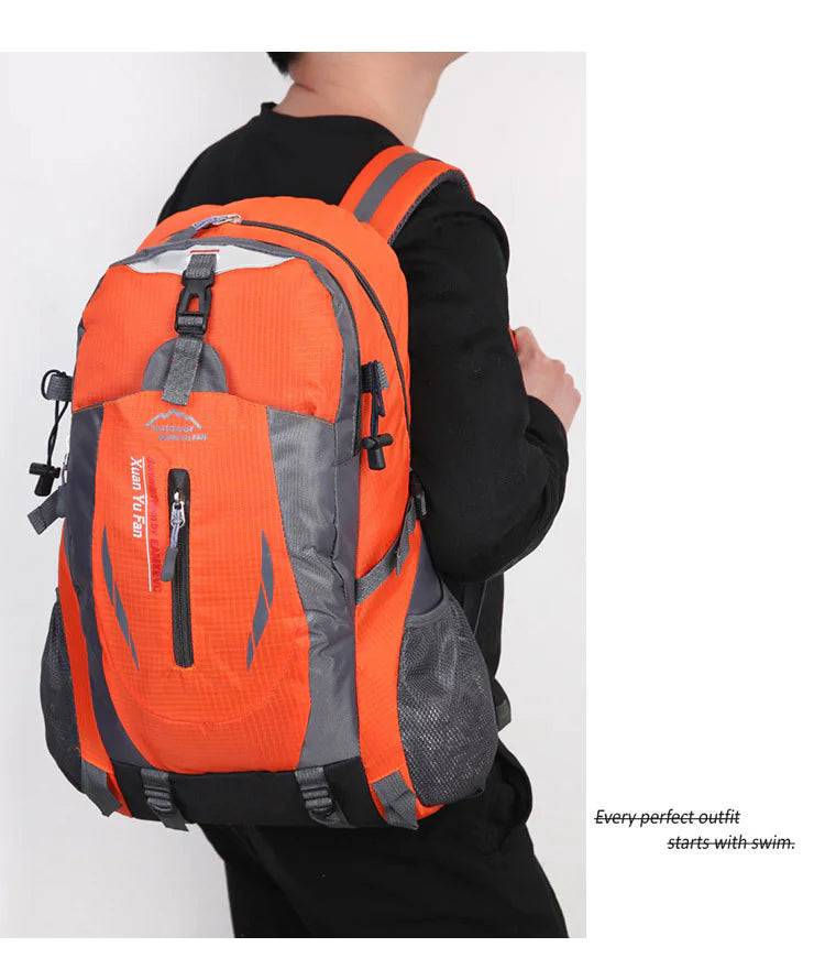 Orange Backpack