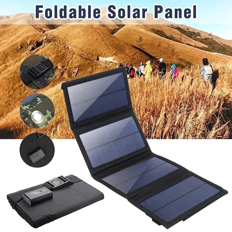 Foldable Solar Panel Charger - BlissfulBasic