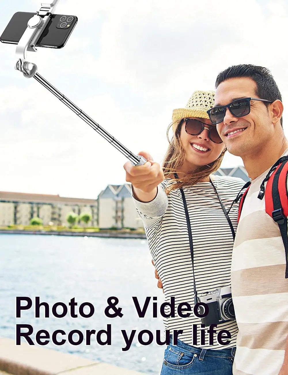 Wireless Bluetooth Selfie Stick Tripod - BlissfulBasic