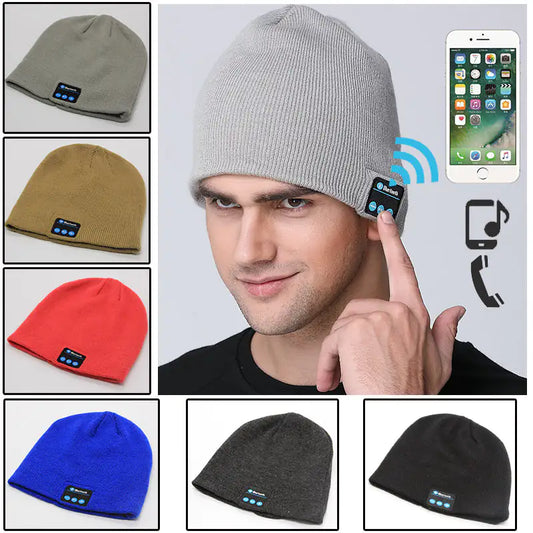 European And American Outdoor Wireless Headset Knitted Hat Multifunctional Music Hat - BlissfulBasic